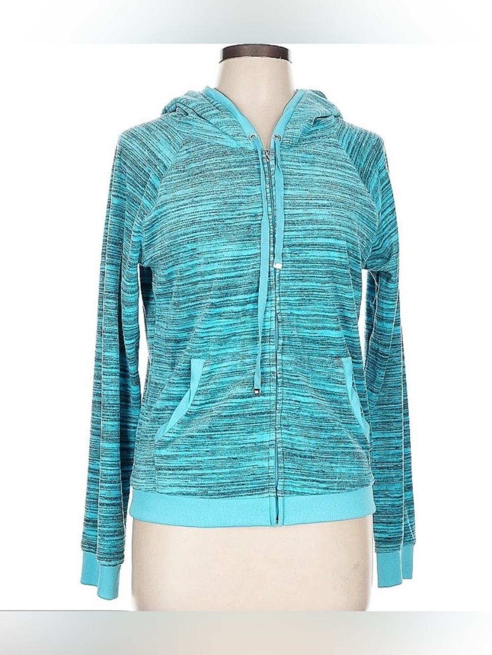 Juicy couture /Aqua Space-Dyed Zip Hoodie